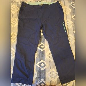 Craghoppers Kids Dark Blue Joggers with Green Accent